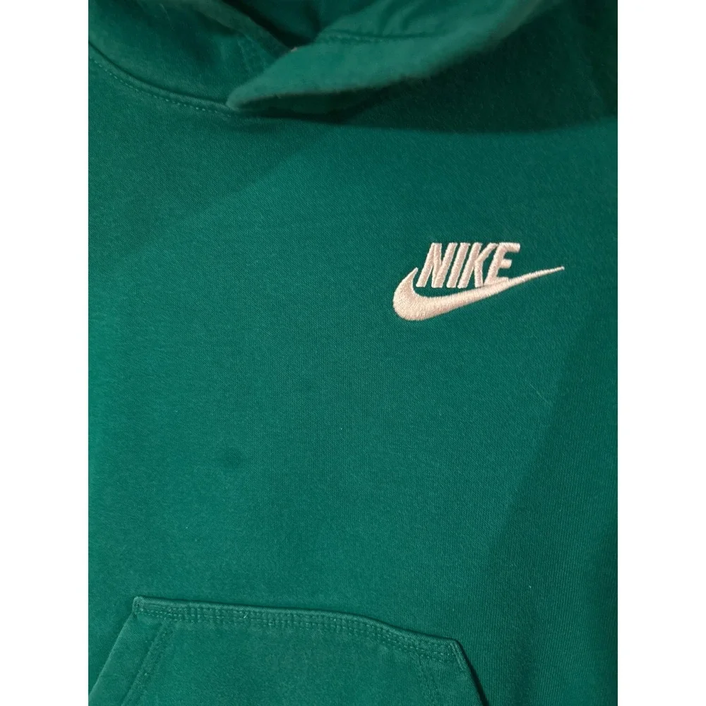 Nike Kids Teal Green Sportswear Club Fleece Hoodie Pullover XS 4 3-4YRS‎